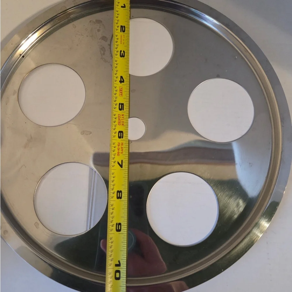 Egg Poacher Pan Tray Insert With 5 Cups 11”